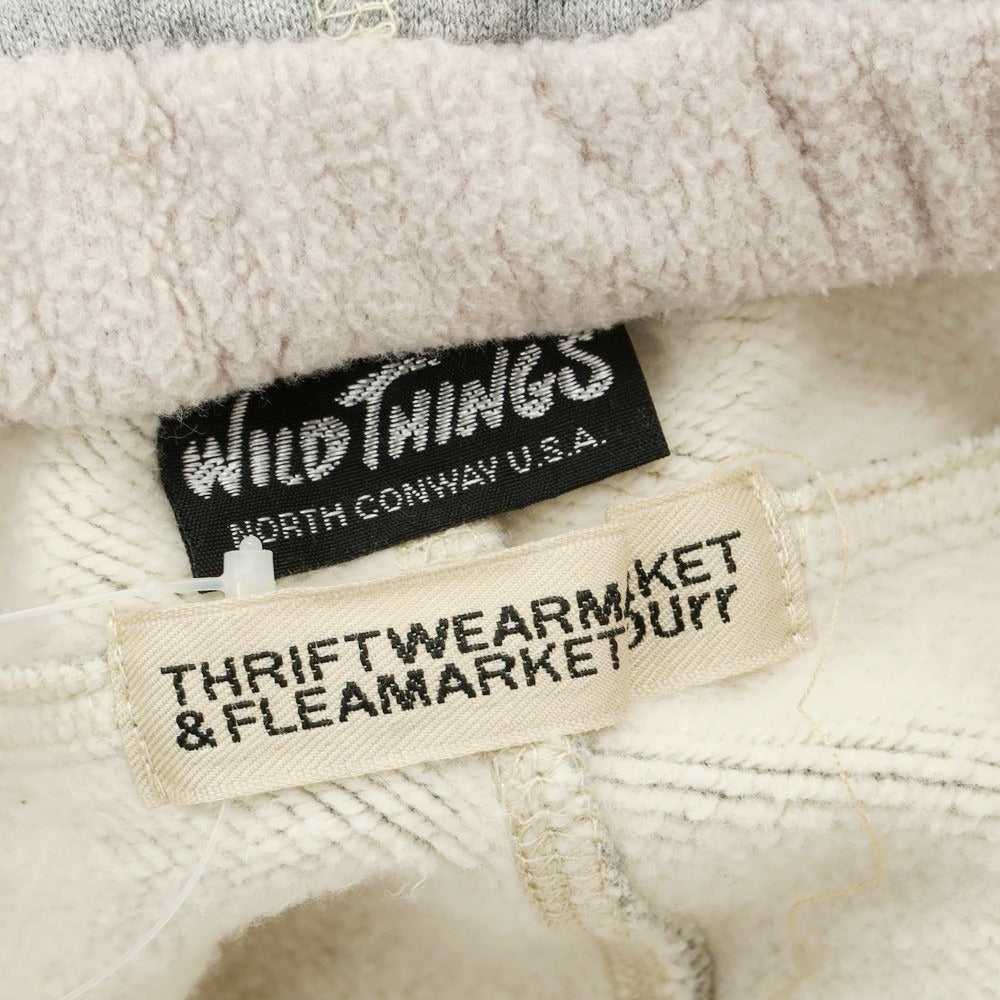 【中古】ワイルドシングス WILDTHINGS × THRIFTWEARMARKET & FLEAMARKET TOUrr × Firsthand 2024年秋冬 コットン系 スウェットパンツ ライトグレー【 表記なし(L位) 】【 状態ランクB 】【 メンズ 】