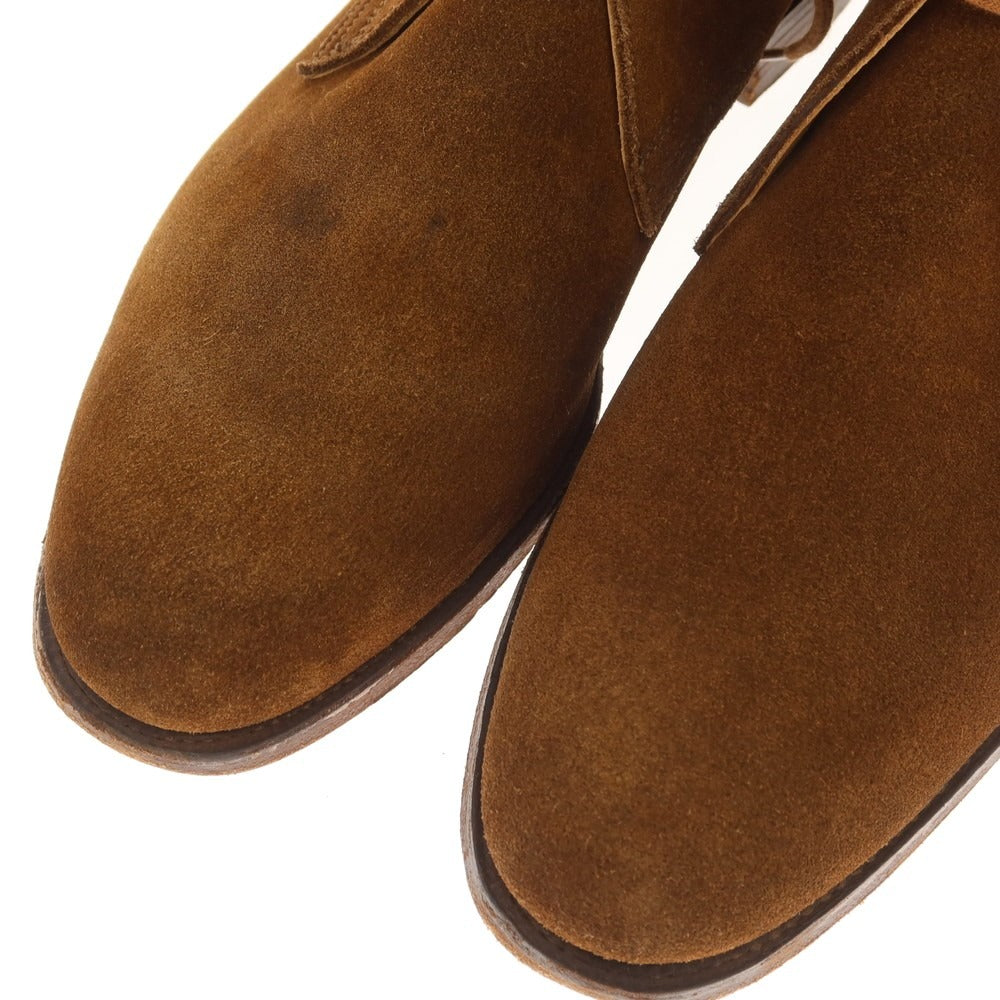 【中古】クロケットアンドジョーンズ CROCKETT&JONES BEAMS F別注 BAYSWATER スエード チャッカブーツ ブラウン【 6E 】【 状態ランクB 】【 メンズ 】