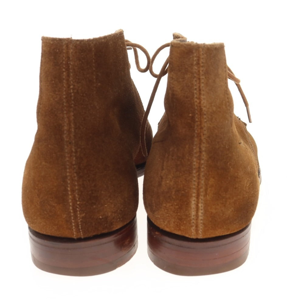 【中古】クロケットアンドジョーンズ CROCKETT&JONES BEAMS F別注 BAYSWATER スエード チャッカブーツ ブラウン【 6E 】【 状態ランクB 】【 メンズ 】