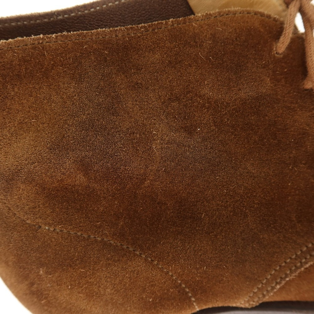 【中古】クロケットアンドジョーンズ CROCKETT&JONES BEAMS F別注 BAYSWATER スエード チャッカブーツ ブラウン【 6E 】【 状態ランクB 】【 メンズ 】