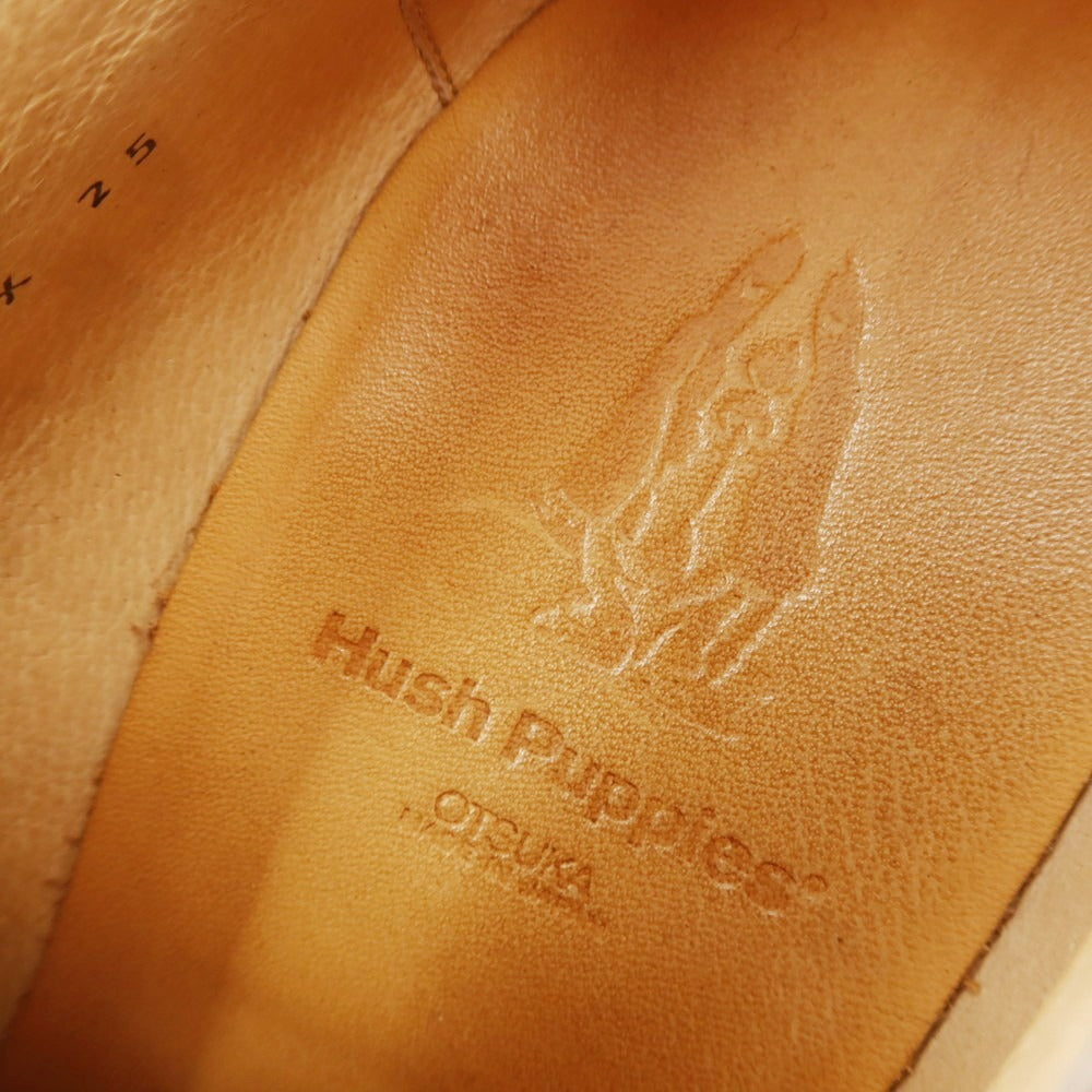 【中古】ハッシュパピー 525 hush puppies525 スエード ダービーシューズ ライトブラウン【 25 】【 状態ランクC 】【 メンズ 】