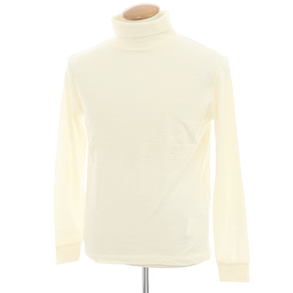 【中古】スリードッツ three dots ウール タートルネック 長袖Tシャツ アイボリー【 M 】【 状態ランクB 】【 メンズ 】