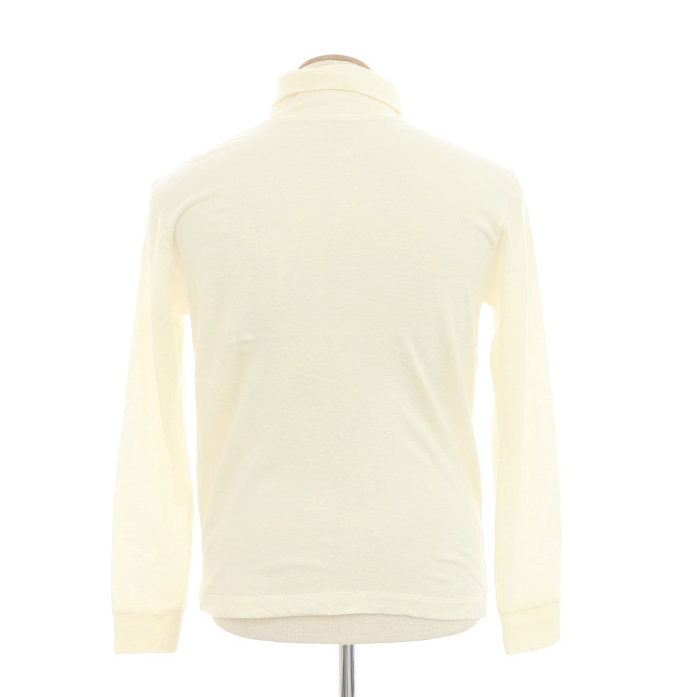 【中古】スリードッツ three dots ウール タートルネック 長袖Tシャツ アイボリー【 M 】【 状態ランクB 】【 メンズ 】