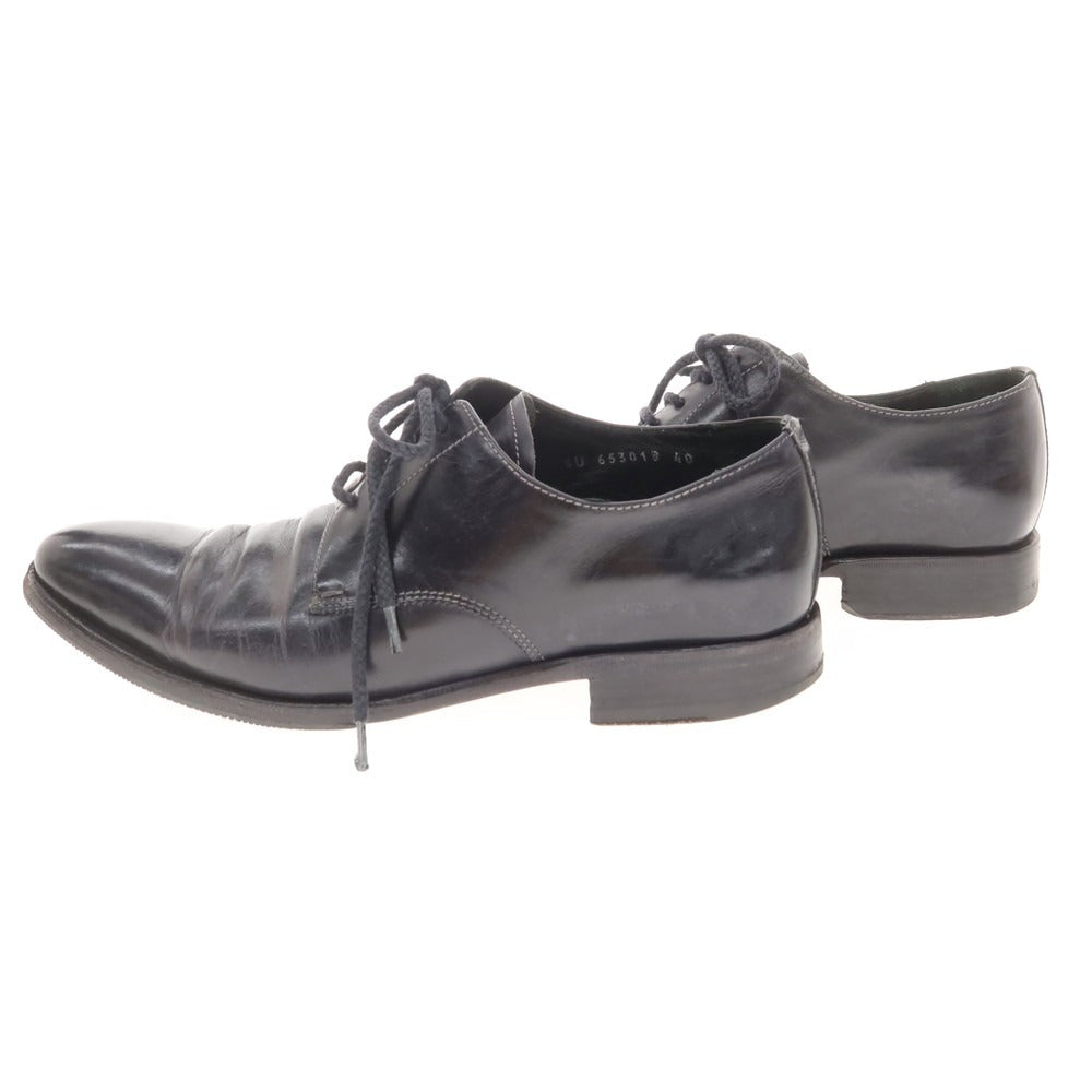 【中古】ゼノビ ZENOBI プレーントゥドレスシューズ ブラック【 40 】【 状態ランクD 】【 メンズ 】