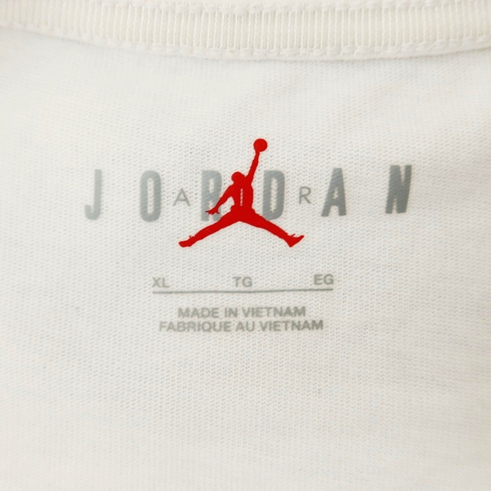 【中古】ジョーダンブランド JORDAN BRAND × J Balvin コットン クルーネック 半袖Tシャツ ホワイト【 XL 】【 状態ランクC 】【 メンズ 】