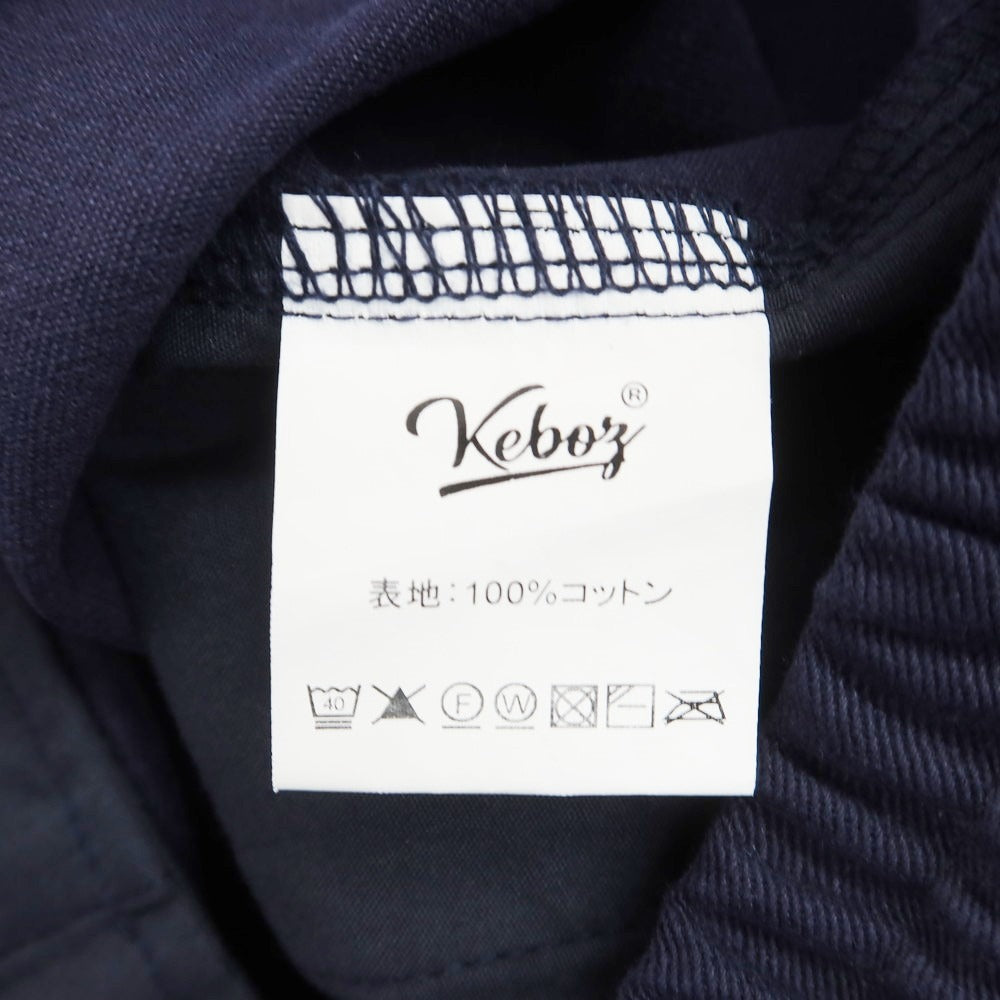 【中古】ケボズ KEBOZ コットン ベースボール ショートパンツ ネイビー【 XL 】【 状態ランクB 】【 メンズ 】