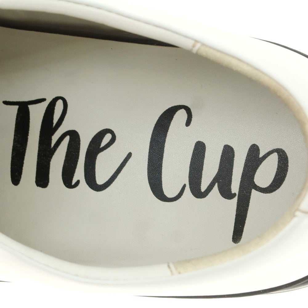 【中古】アンド ザ カップ AND THE CUP レザー スニーカー ホワイト【 表記なし(28位) 】【 状態ランクC 】【 メンズ 】