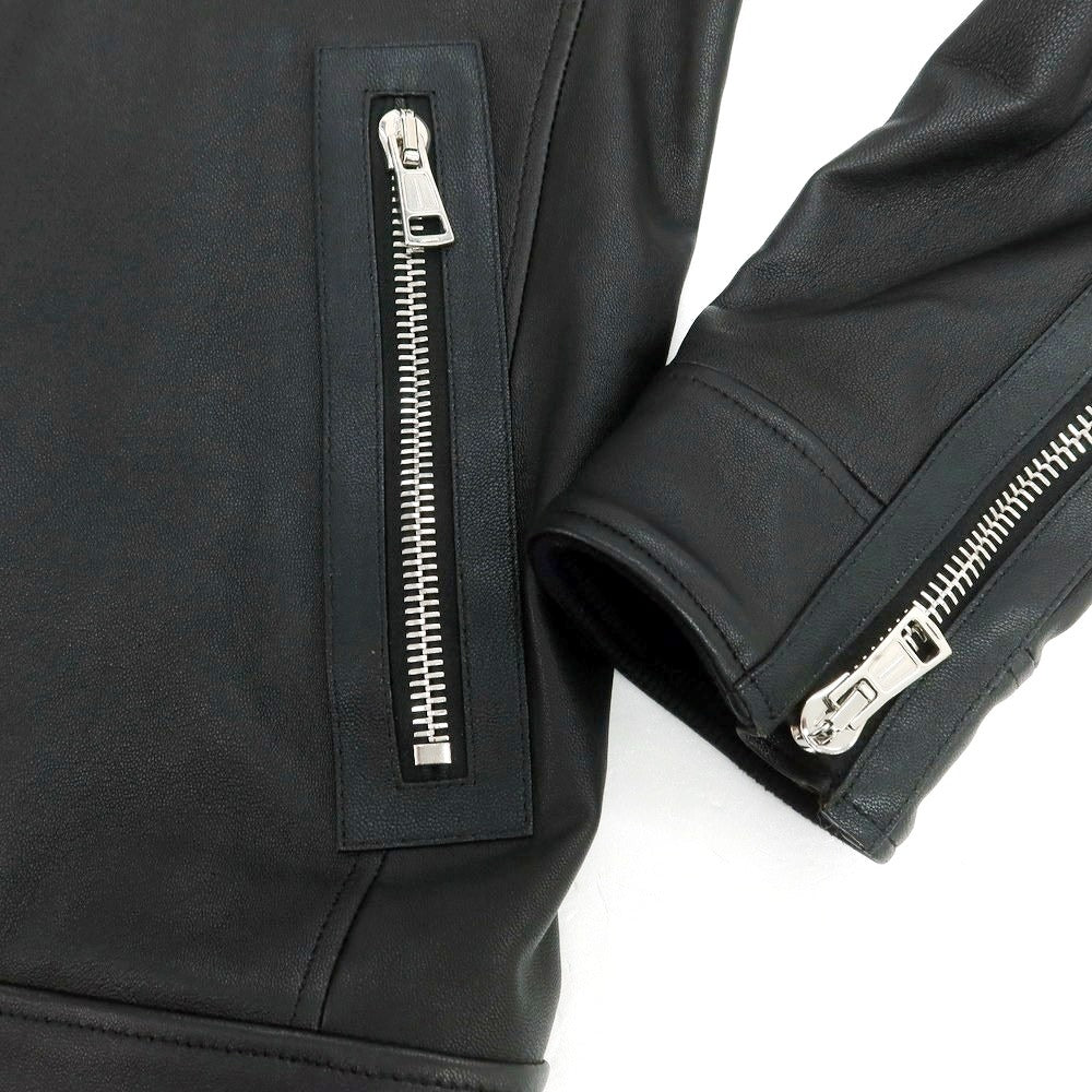 【中古】ウノピュウノウグァーレトレ 1piu1uguale3 ラムレザー ライダースジャケット ブラック【 5 】【 状態ランクB 】【 メンズ 】