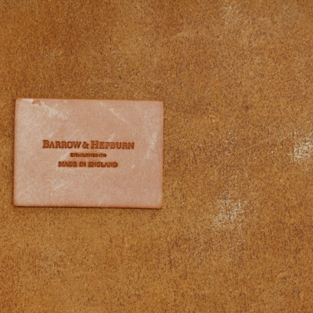 【中古】バロウ ヘップバーン BARROW & HEPBURN ブライドルレザー シューシャインキット ボックス ライトブラウン【 状態ランクB 】【 メンズ 】