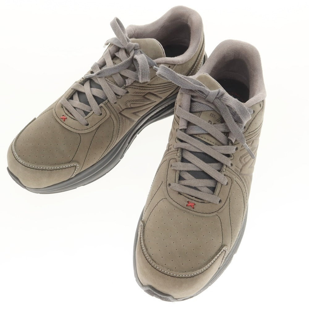 【中古】ニューバランス NEW BALANCE M2040GL2 USA製 ヌバック スニーカー グレーカーキ【 27 】【 状態ランクB 】【 メンズ 】