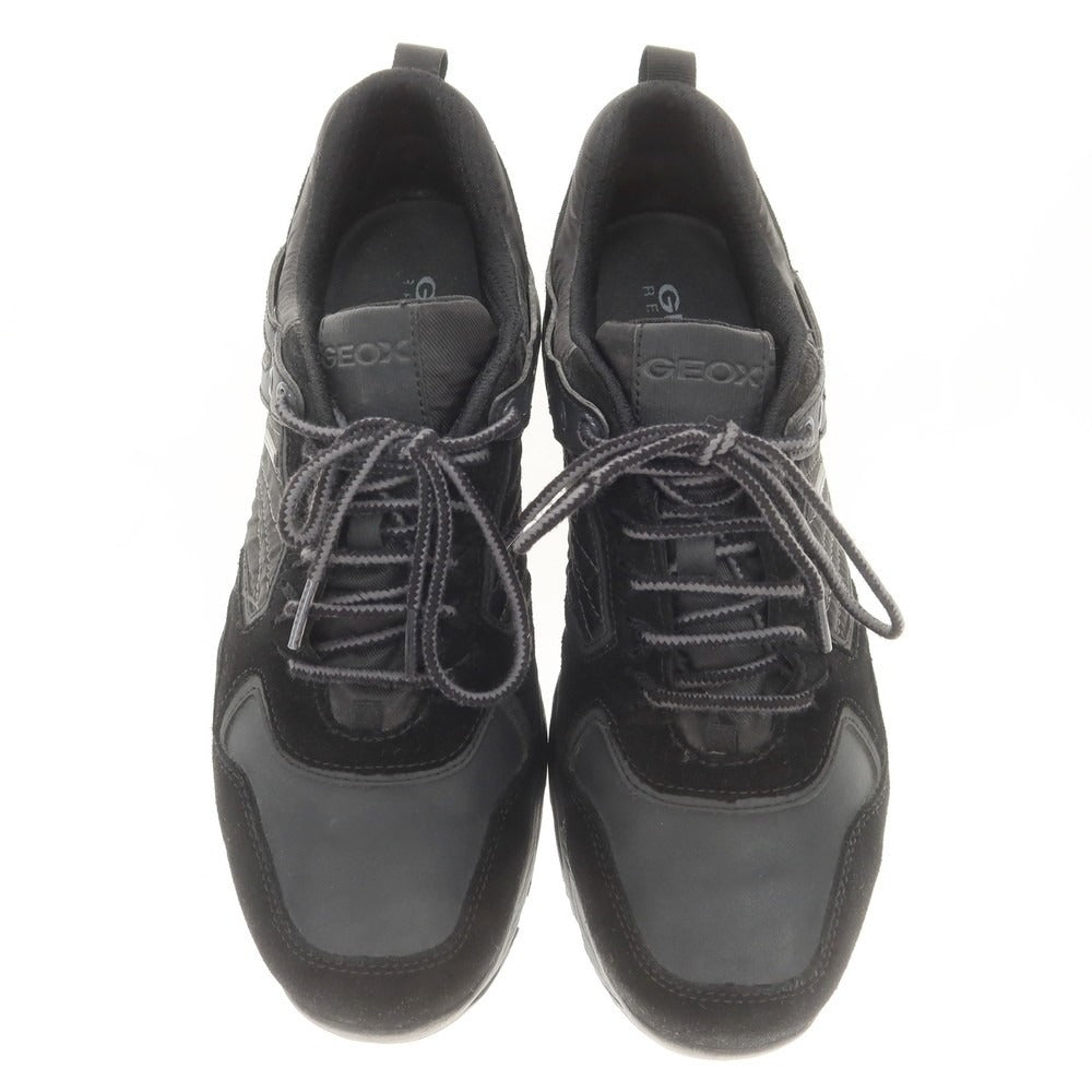【中古】ジェオックス GEOX AMPHIBIOX スニーカー ブラック【 42 】【 状態ランクB 】【 メンズ 】