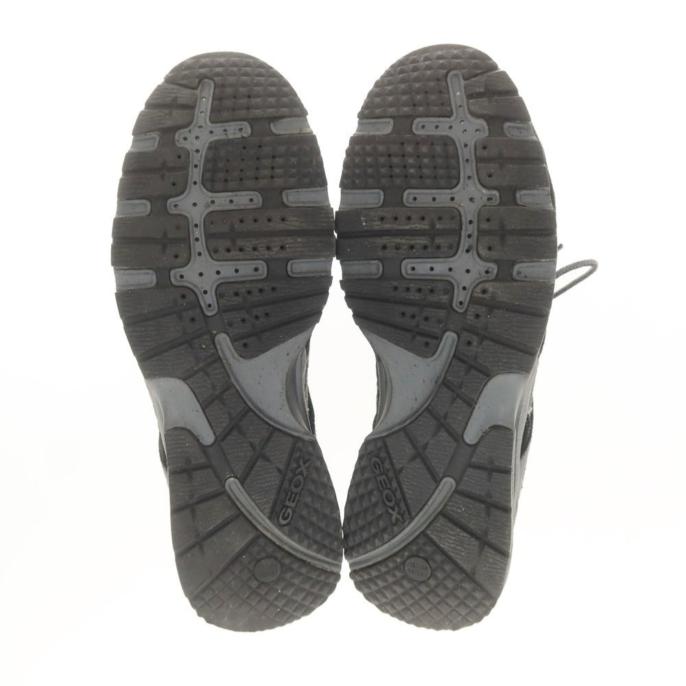 【中古】ジェオックス GEOX AMPHIBIOX スニーカー ブラック【 42 】【 状態ランクB 】【 メンズ 】