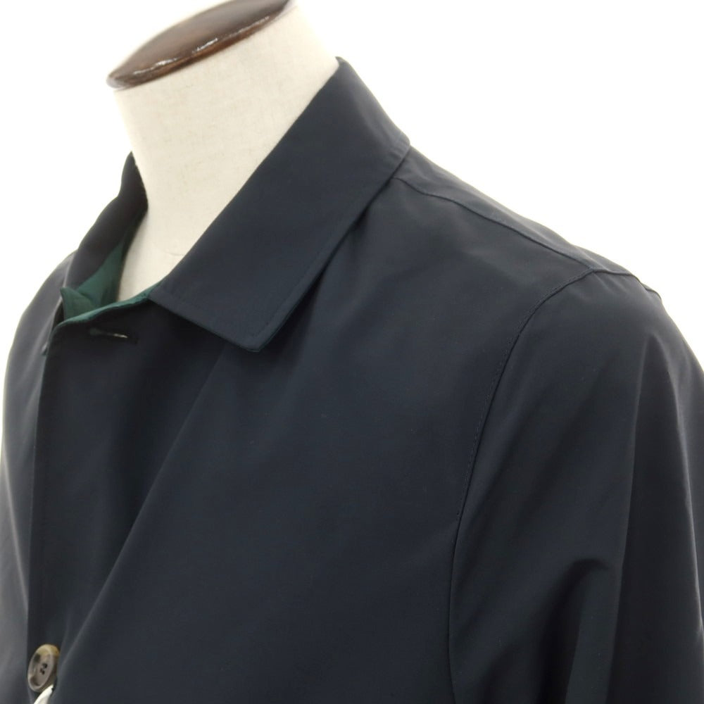 【中古】キーレッド ケイレッド KIRED リバーシブル ウールナイロン ステンカラーコート ダークネイビーxグリーン【 50 】【 状態ランクB 】【 メンズ 】