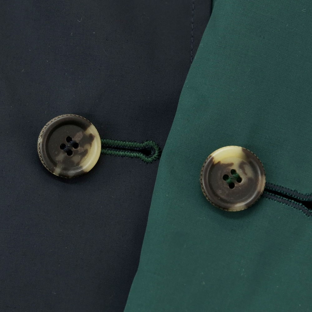 【中古】キーレッド ケイレッド KIRED リバーシブル ウールナイロン ステンカラーコート ダークネイビーxグリーン【 50 】【 状態ランクB 】【 メンズ 】