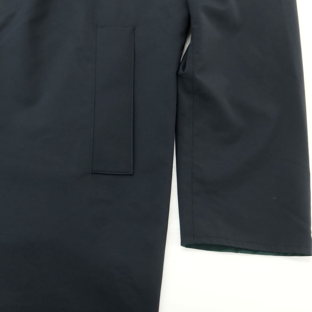 【中古】キーレッド ケイレッド KIRED リバーシブル ウールナイロン ステンカラーコート ダークネイビーxグリーン【 50 】【 状態ランクB 】【 メンズ 】