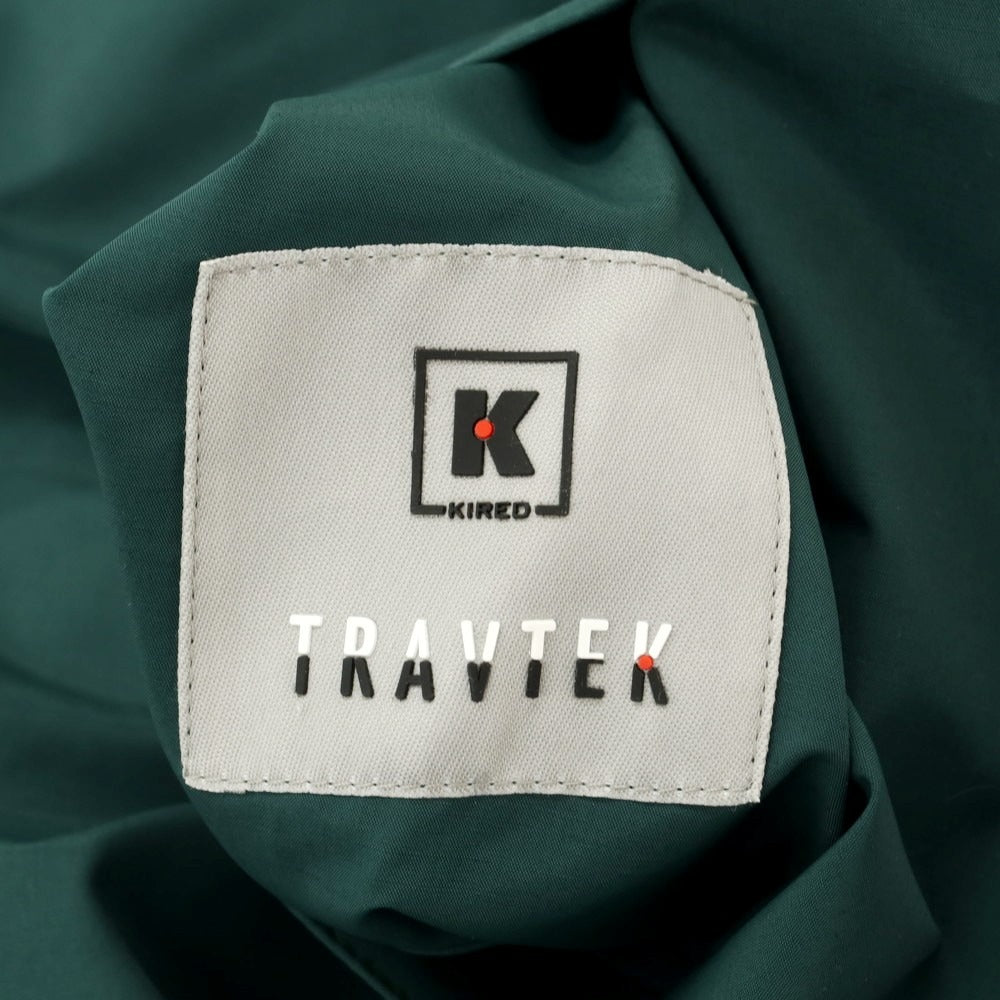 【中古】キーレッド ケイレッド KIRED リバーシブル ウールナイロン ステンカラーコート ダークネイビーxグリーン【 50 】【 状態ランクB 】【 メンズ 】