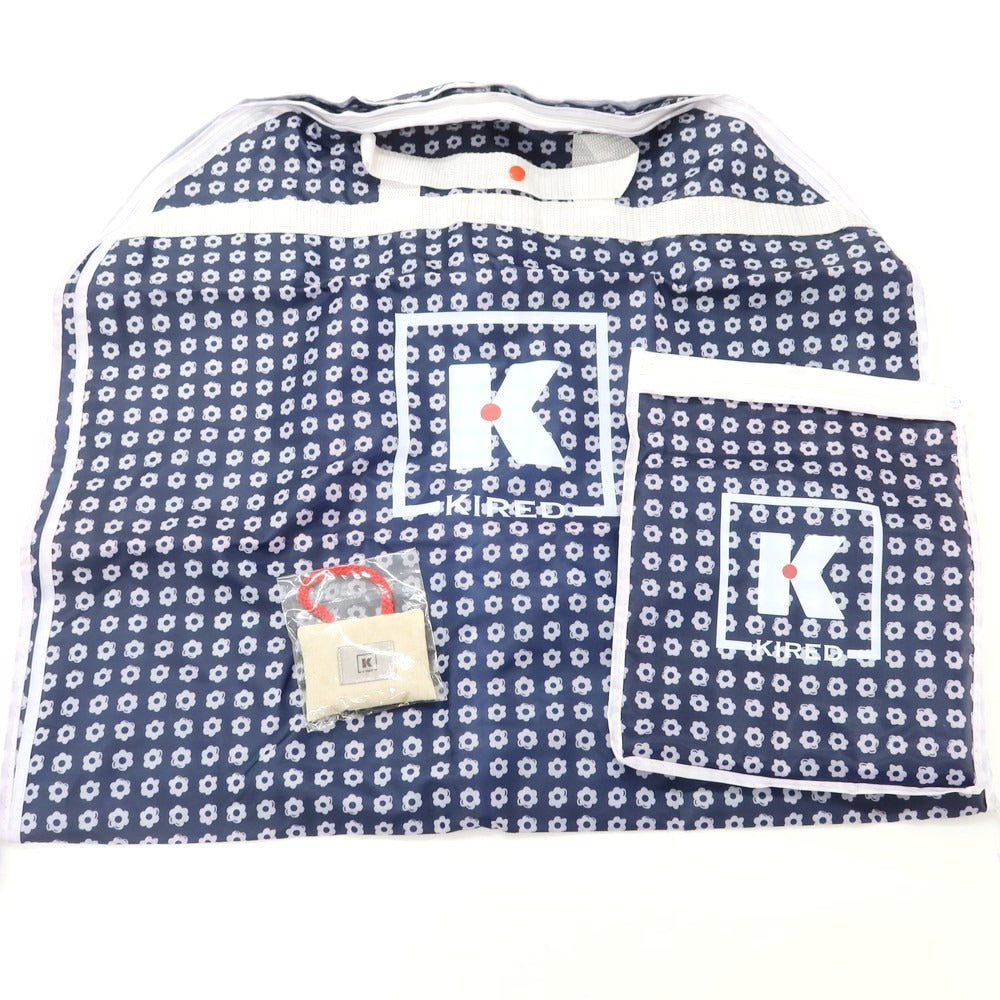 【中古】キーレッド ケイレッド KIRED リバーシブル ウールナイロン ステンカラーコート ダークネイビーxグリーン【 50 】【 状態ランクB 】【 メンズ 】