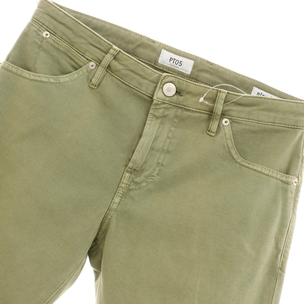 【中古】ピーティーゼロチンクエ PT05 SOUL ストレッチ コットン 5ポケットパンツ ライトオリーブ【 31 】【 状態ランクB 】【 メンズ 】