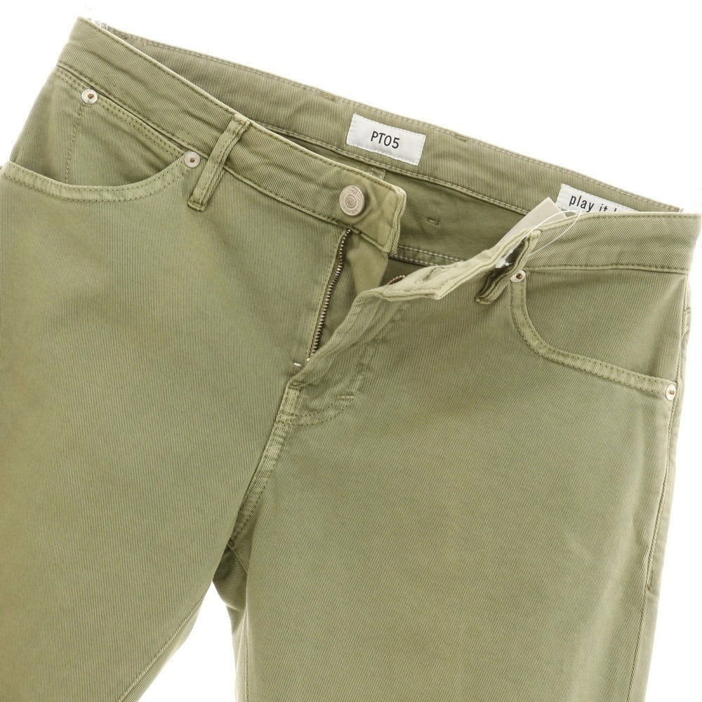 【中古】ピーティーゼロチンクエ PT05 SOUL ストレッチ コットン 5ポケットパンツ ライトオリーブ【 31 】【 状態ランクB 】【 メンズ 】