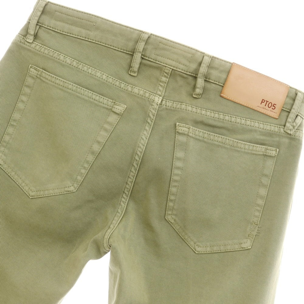 【中古】ピーティーゼロチンクエ PT05 SOUL ストレッチ コットン 5ポケットパンツ ライトオリーブ【 31 】【 状態ランクB 】【 メンズ 】