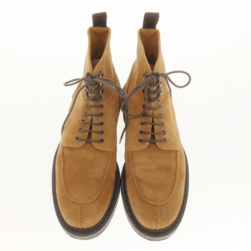【中古】ミスターポーター Mr P. MR PORTER スエード Uチップタンカーブーツ ライトブラウン【 7 】【 状態ランクB 】【 メンズ 】
