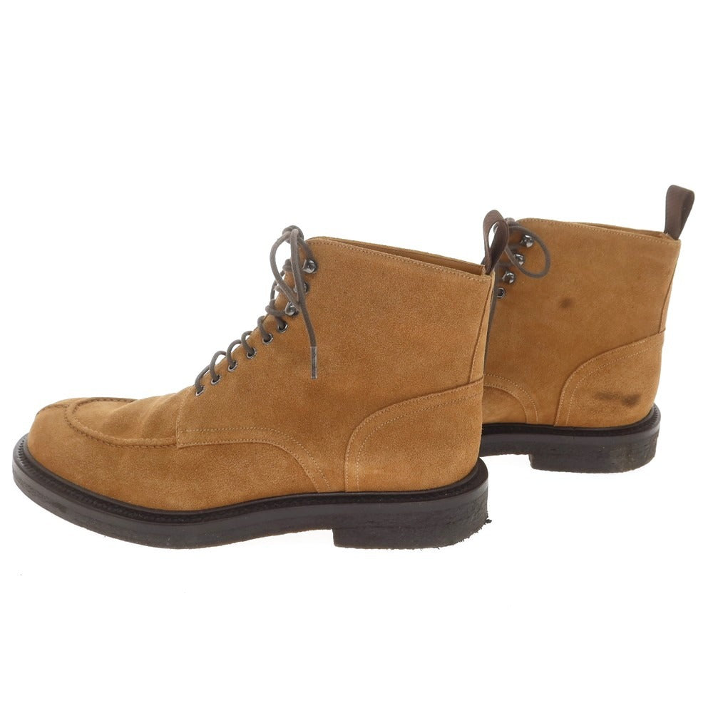 【中古】ミスターポーター Mr P. MR PORTER スエード Uチップタンカーブーツ ライトブラウン【 7 】【 状態ランクB 】【 メンズ 】