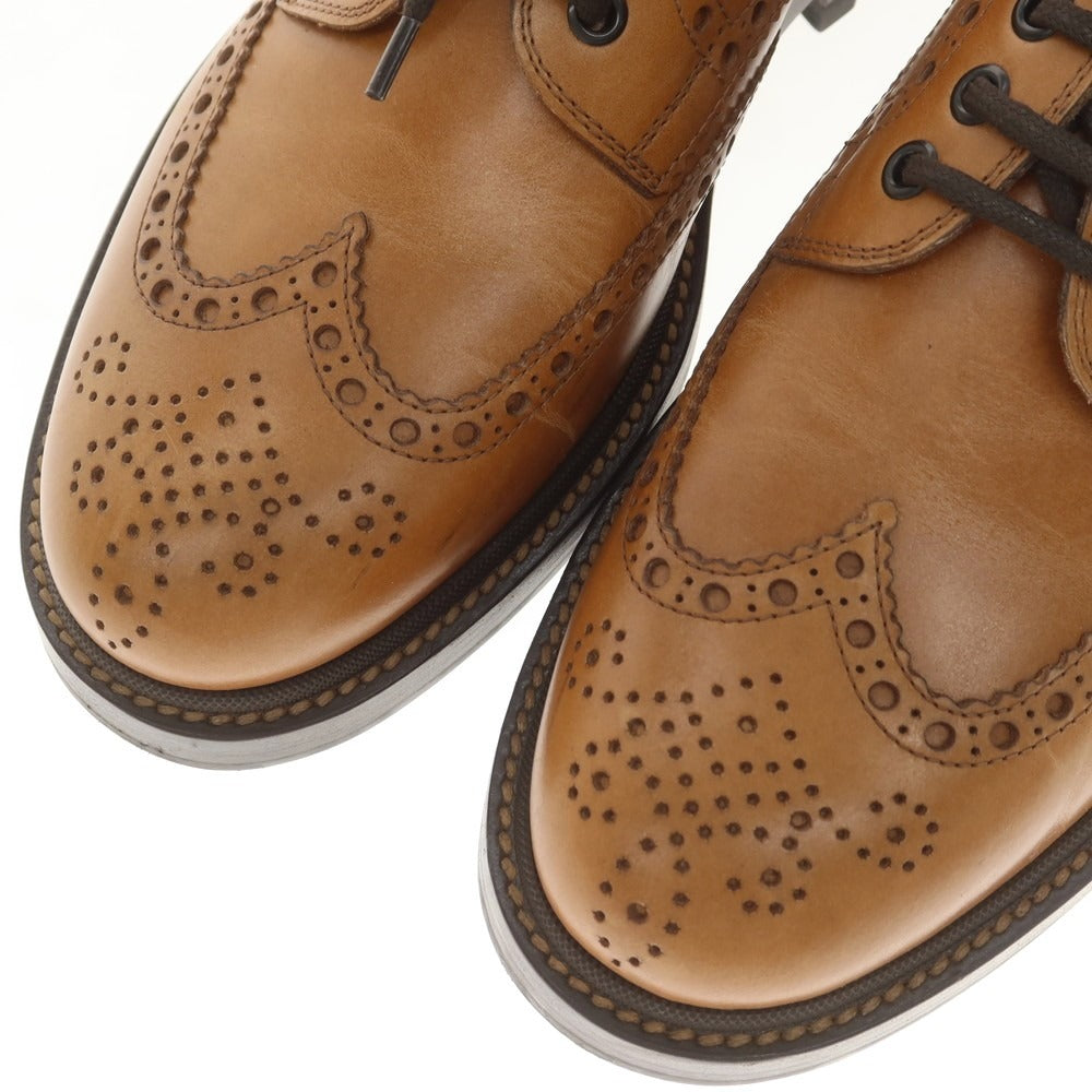 【中古】ブルネロクチネリ Brunello Cucinelli ウイングチップ ドレスシューズ ライトブラウン【 41 】【 状態ランクB 】【 メンズ 】