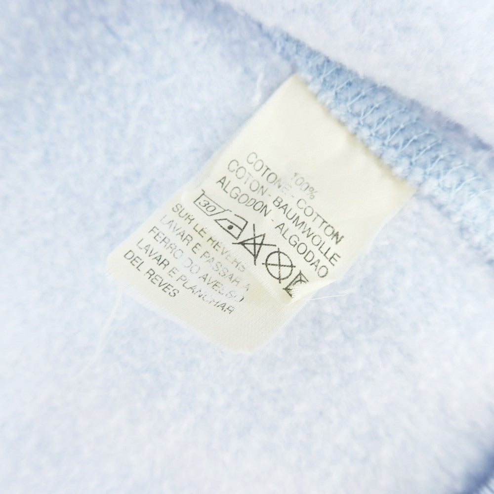 【中古】ハイドロゲン HYDROGEN コットン ハーフジップ スウェット ライトブルー【 L 】【 状態ランクC 】【 メンズ 】