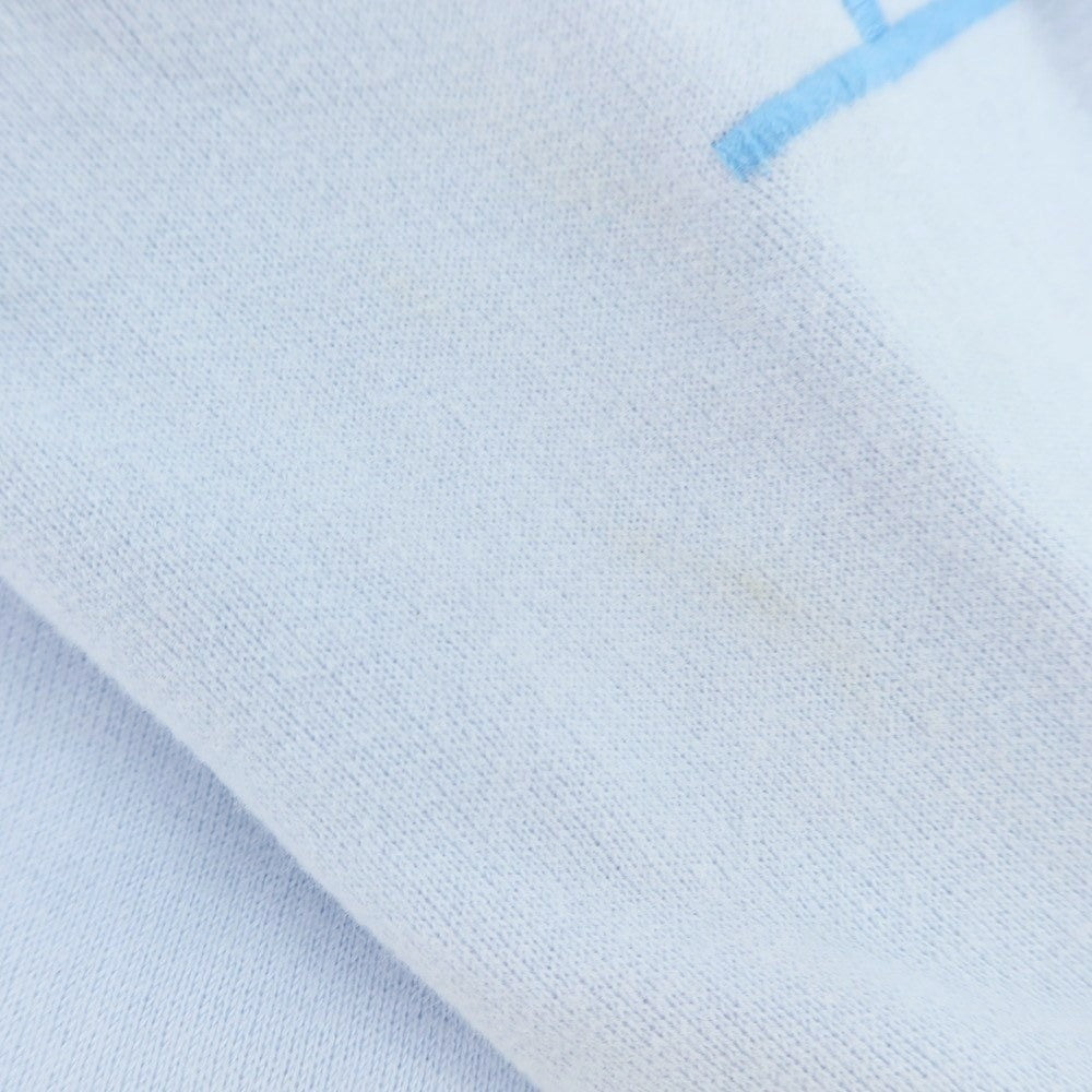 【中古】ハイドロゲン HYDROGEN コットン ハーフジップ スウェット ライトブルー【 L 】【 状態ランクC 】【 メンズ 】