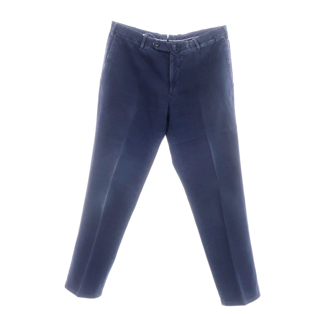 【中古】ジーティーアー G.T.A ストレッチ コットン カジュアルスラックスパンツ ネイビー【 50 】【 状態ランクC 】【 メンズ 】