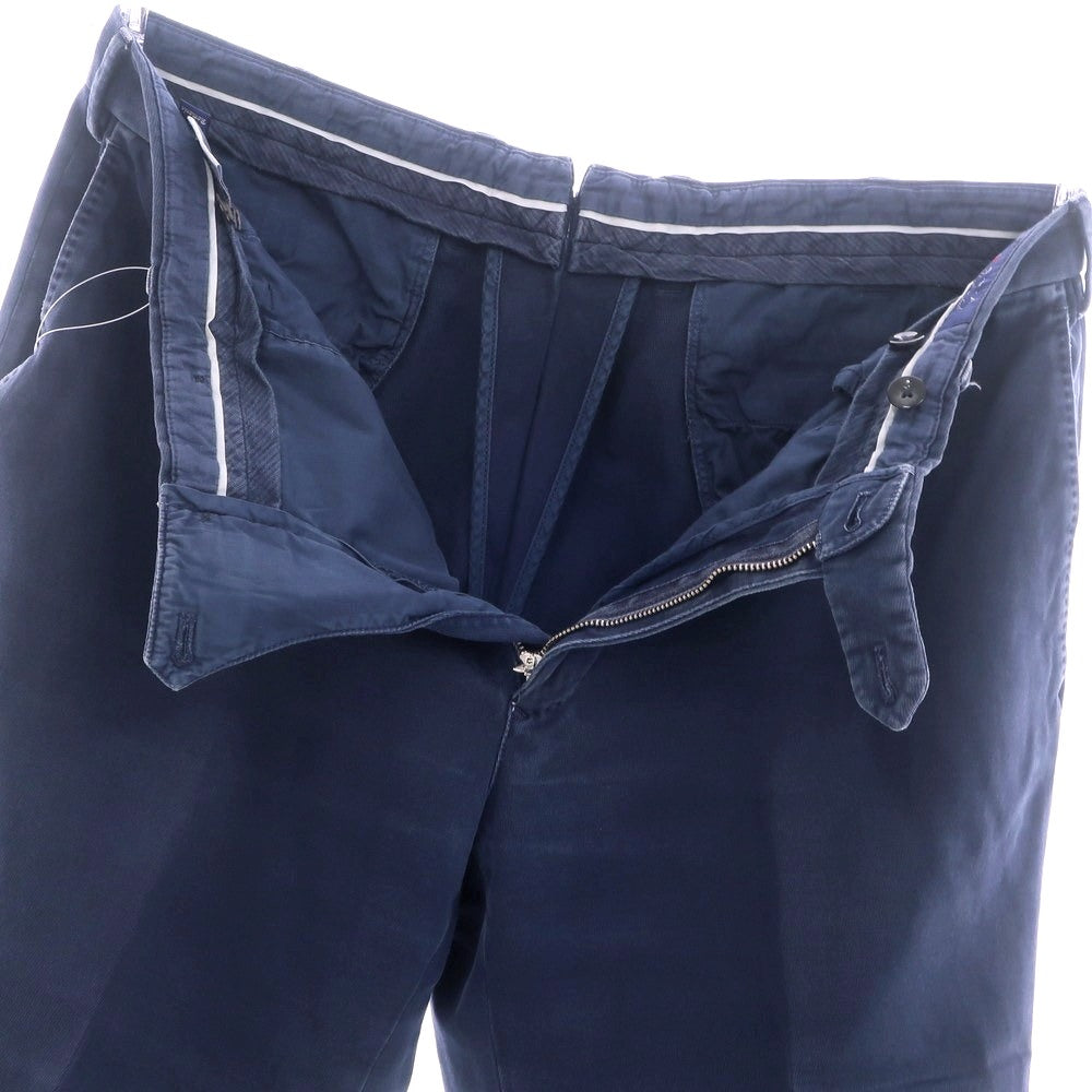 【中古】ジーティーアー G.T.A ストレッチ コットン カジュアルスラックスパンツ ネイビー【 50 】【 状態ランクC 】【 メンズ 】