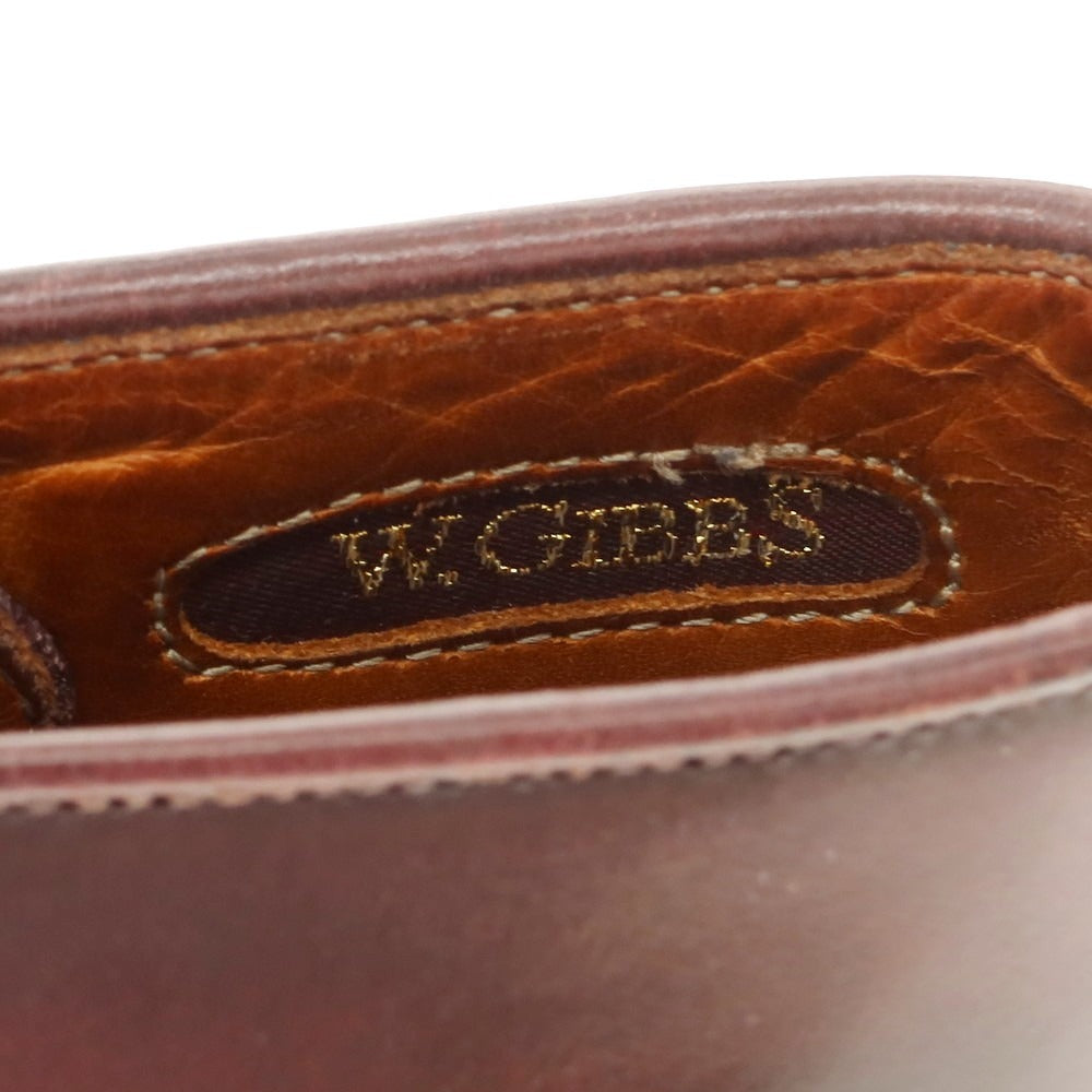 【中古】ギブス W.Gibbs コードバン Uチップ レースアップブーツ バーガンディ【 7 】【 状態ランクB 】【 メンズ 】