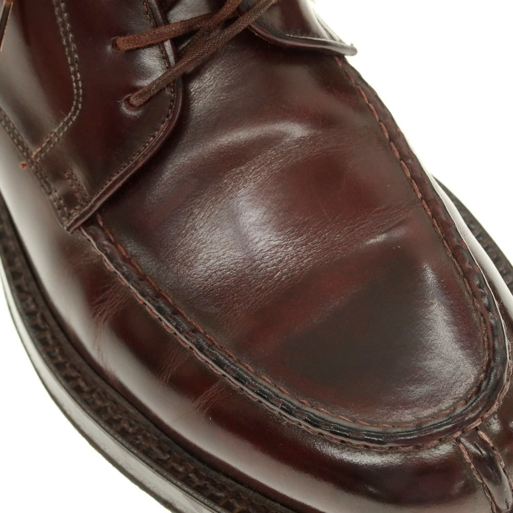 【中古】ギブス W.Gibbs コードバン Uチップ レースアップブーツ バーガンディ【 7 】【 状態ランクB 】【 メンズ 】