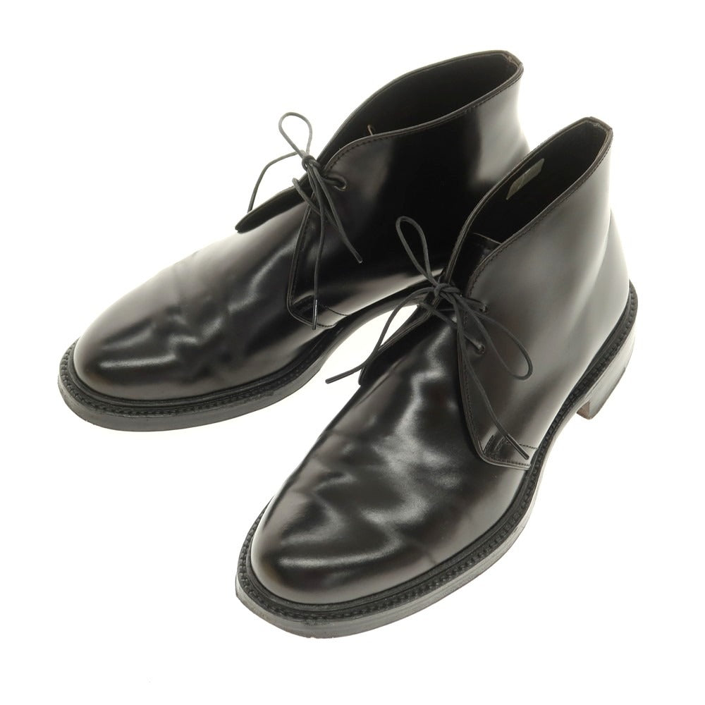 【中古】ジョンストン&マーフィー Johnston & Murphy コードバン チャッカブーツ ブラック【 6 】【 状態ランクB 】【 メンズ 】