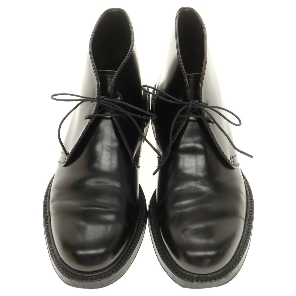 【中古】ジョンストン&マーフィー Johnston & Murphy コードバン チャッカブーツ ブラック【 6 】【 状態ランクB 】【 メンズ 】