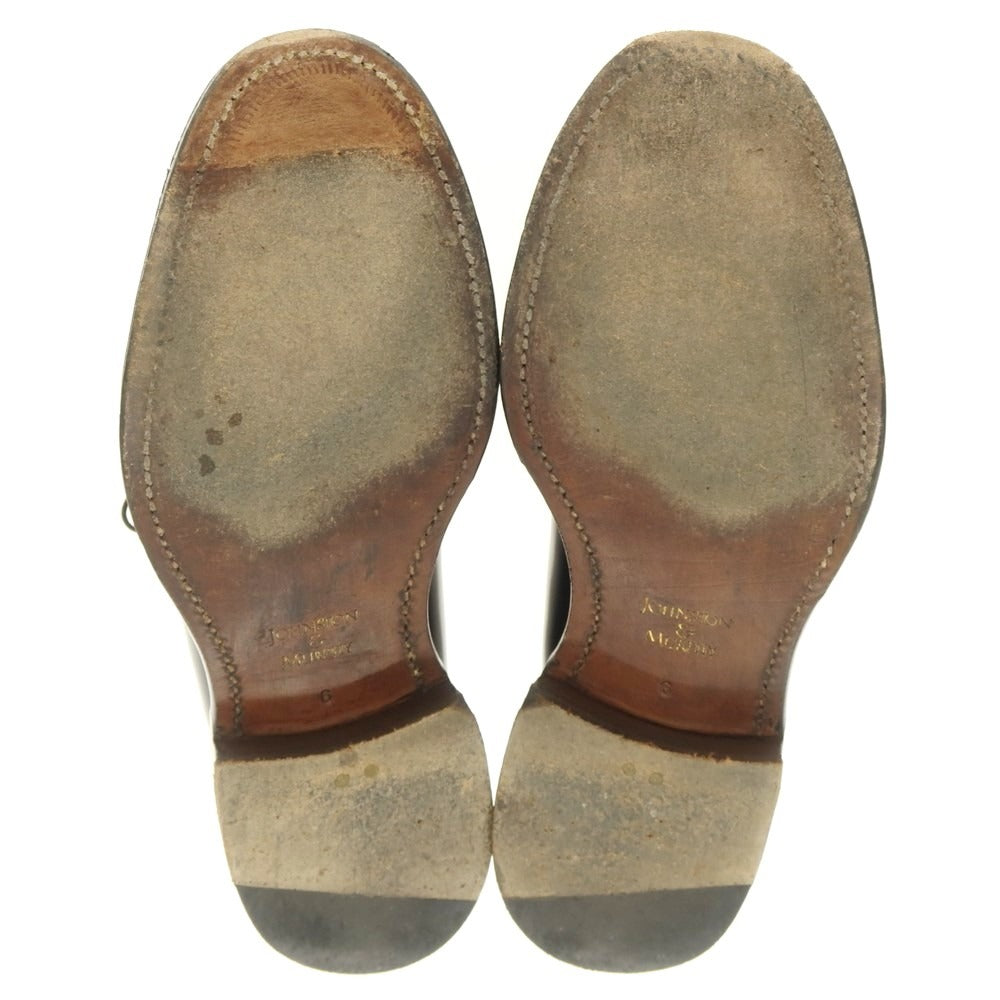 【中古】ジョンストン&マーフィー Johnston & Murphy コードバン チャッカブーツ ブラック【 6 】【 状態ランクB 】【 メンズ 】