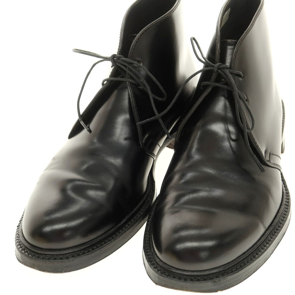 【中古】ジョンストン&マーフィー Johnston & Murphy コードバン チャッカブーツ ブラック【 6 】【 状態ランクB 】【 メンズ 】