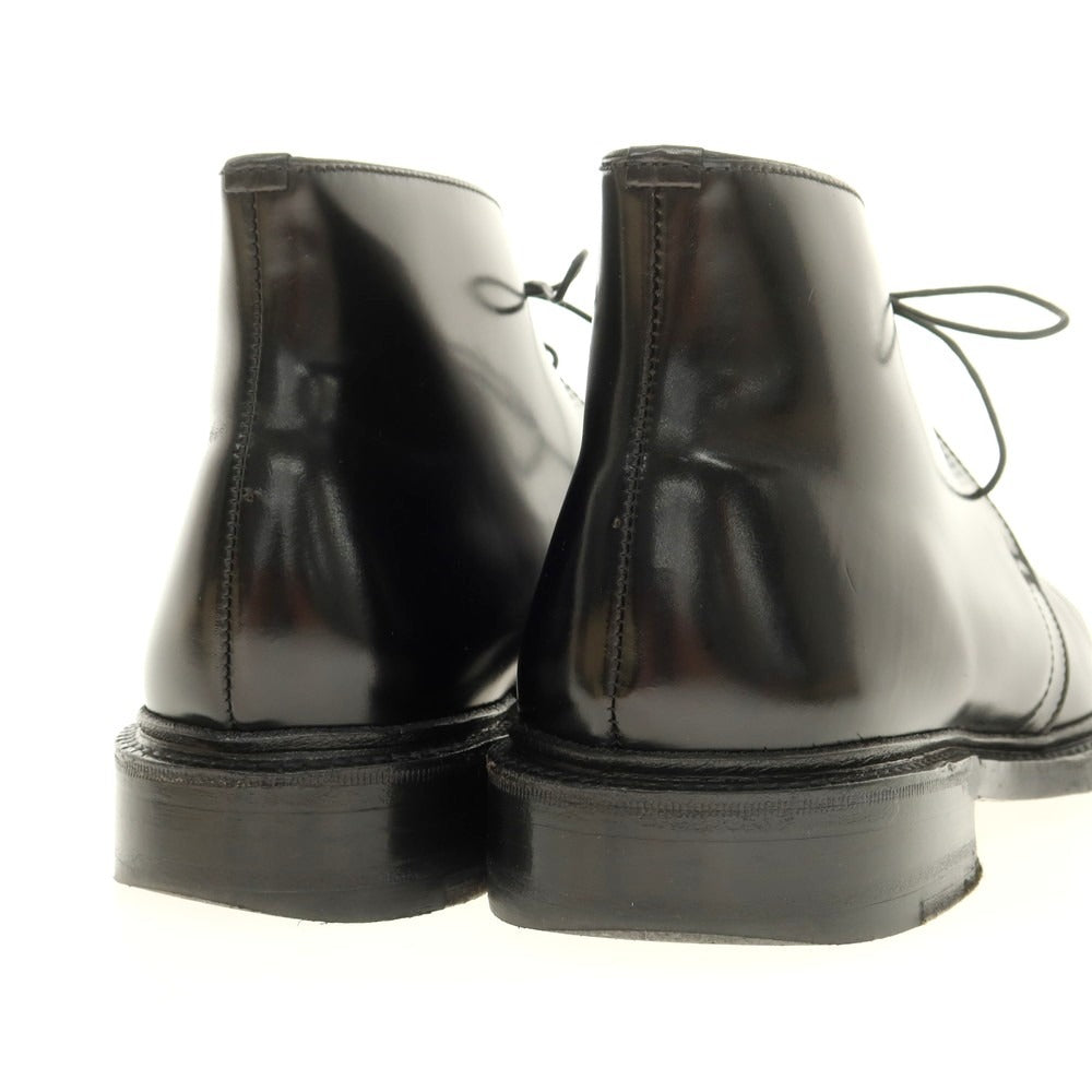 【中古】ジョンストン&マーフィー Johnston & Murphy コードバン チャッカブーツ ブラック【 6 】【 状態ランクB 】【 メンズ 】