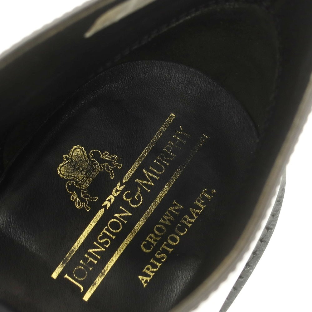 【中古】ジョンストン&マーフィー Johnston & Murphy コードバン チャッカブーツ ブラック【 6 】【 状態ランクB 】【 メンズ 】