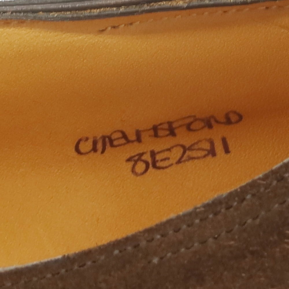 【中古】ジョンロブ John Lobb CHELMSFORD スエード ドレスシューズ ブラウン【 8E 】【 状態ランクB 】【 メンズ 】