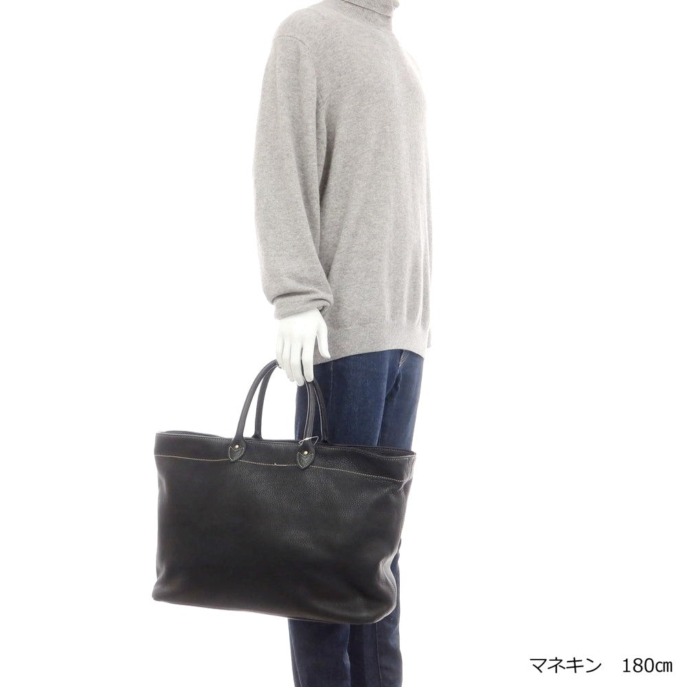 【中古】オロビアンコ Orobianco レザー トートバッグ ブラック【 状態ランクB 】【 メンズ 】