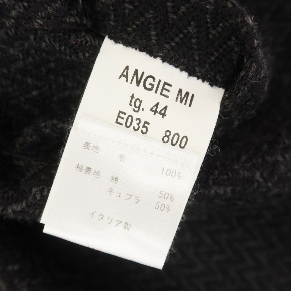 【中古】ザ ジジ THE GIGI ウール 2B カジュアルジャケット ブラックxグレー【 44 】【 状態ランクB 】【 メンズ 】