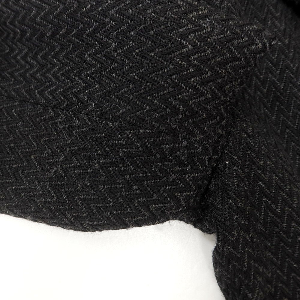 【中古】ザ ジジ THE GIGI ウール 2B カジュアルジャケット ブラックxグレー【 44 】【 状態ランクB 】【 メンズ 】