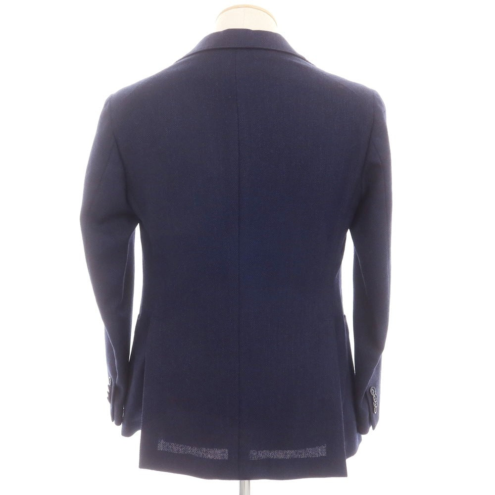 【中古】タリアトーレ TAGLIATORE MONTECARLO ウールナイロン 2B テーラードジャケット ネイビー【 44 】【 状態ランクC 】【 メンズ 】