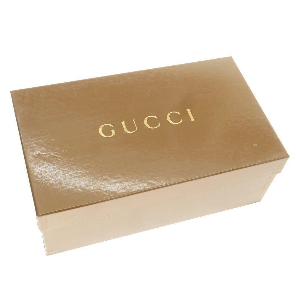 【中古】グッチ GUCCI パイソンレザー ローファー ブラック【 7E 】【 状態ランクB 】【 メンズ 】