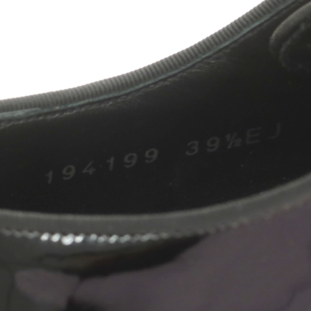 【中古】グッチ GUCCI パテントレザー サイドレース ドレスシューズ ブラック【 39 1/2E 】【 状態ランクB 】【 メンズ 】