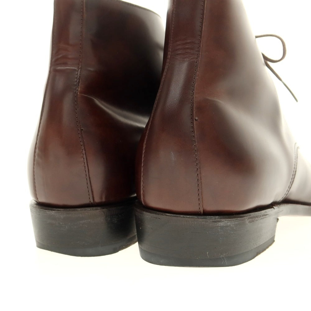 【中古】バーニーズニューヨーク BARNEYS NEWYORK チャッカブーツ バーガンディ【 8 1/2 】【 状態ランクC 】【 メンズ 】