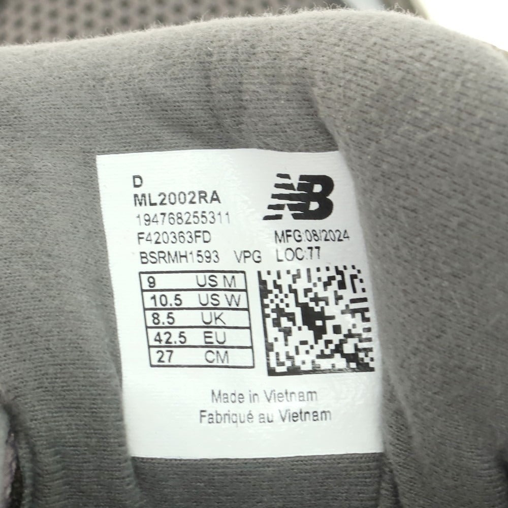 【中古】ニューバランス NEW BALANCE ML2002R スニーカー グレー系【 27 】【 状態ランクA 】【 メンズ 】