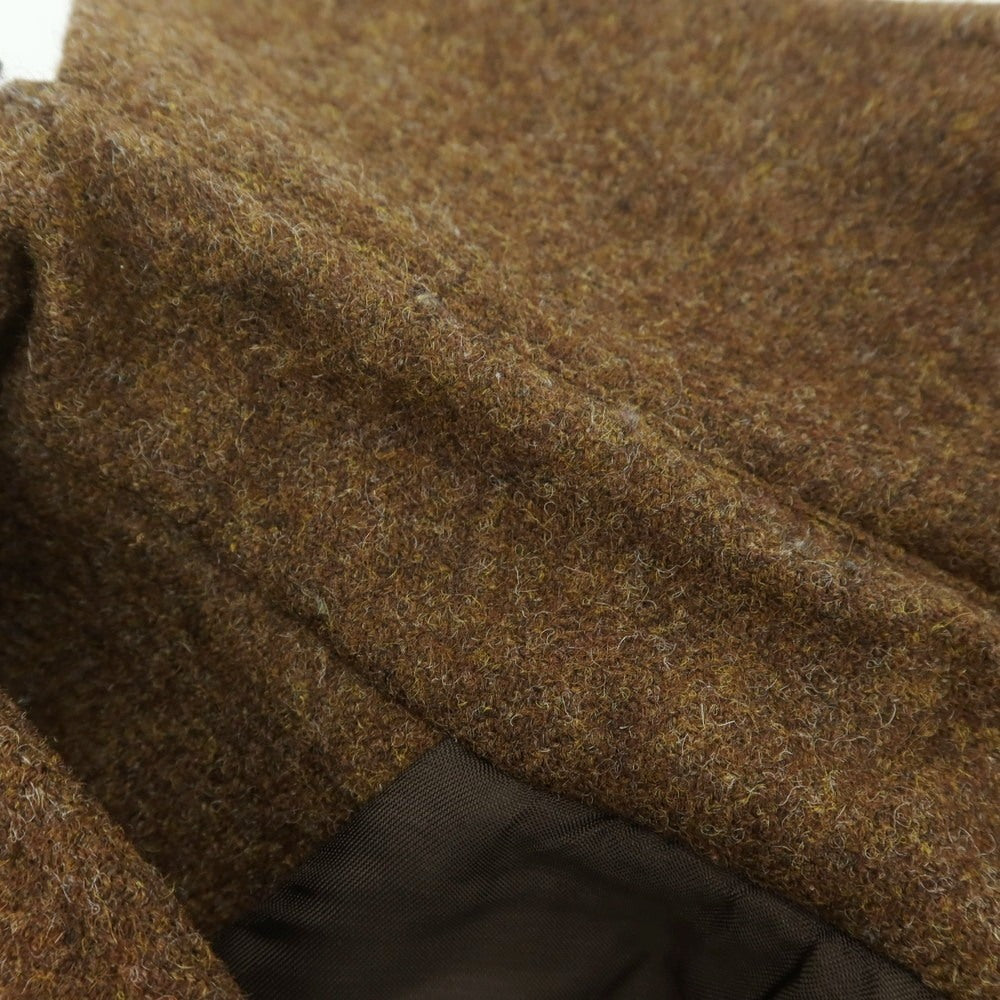 【中古】エスイーエイチケリー S.E.H KELLY ウール トレンチコート ブラウン【 表記なし(L位) 】【 状態ランクB 】【 メンズ 】