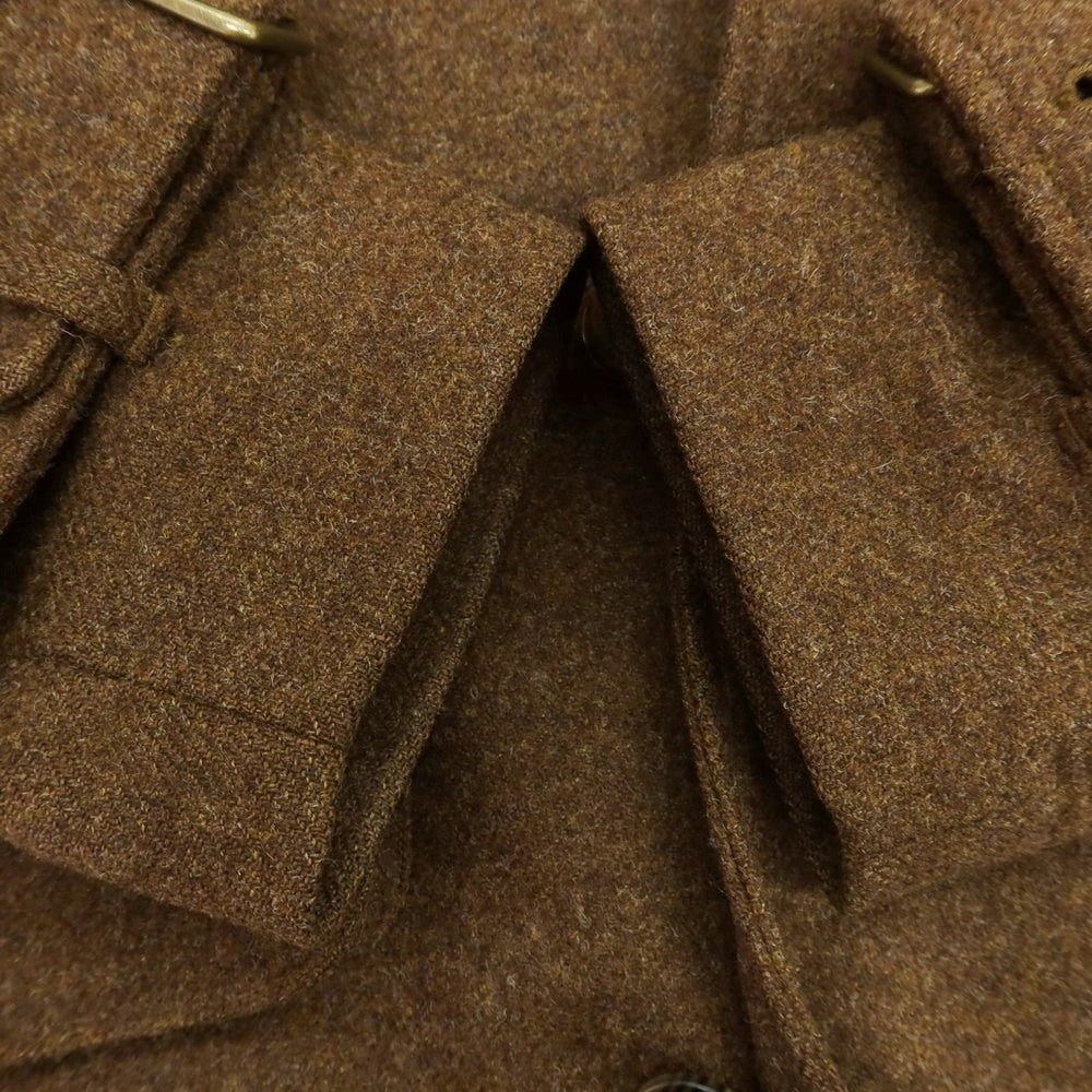 【中古】エスイーエイチケリー S.E.H KELLY ウール トレンチコート ブラウン【 表記なし(L位) 】【 状態ランクB 】【 メンズ 】